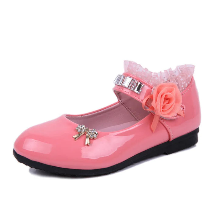 Royal Elegance: Sparkling Beaded Princess Sandals for Girls' Wedding & Party Ensembles